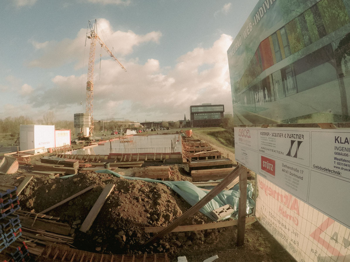 Baubeginn am Gerard-Mortier-Platz